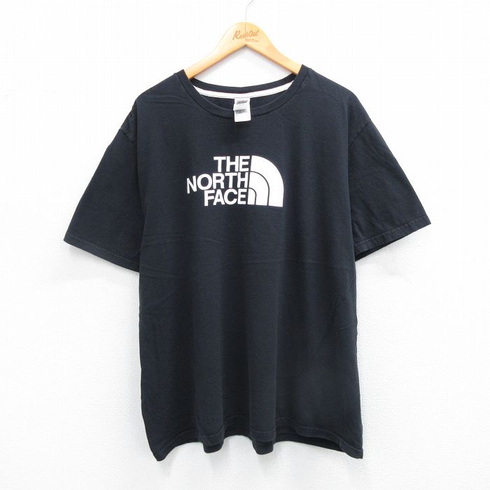 ノースフェイス 半袖Tシャツ ビッグロゴ ブラック XL | 古着