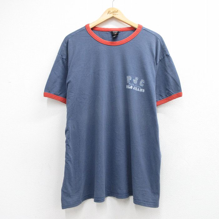 ラルフローレン 半袖Tシャツ ワンポイントロゴ ネイビー メンズXL相当 | 古着