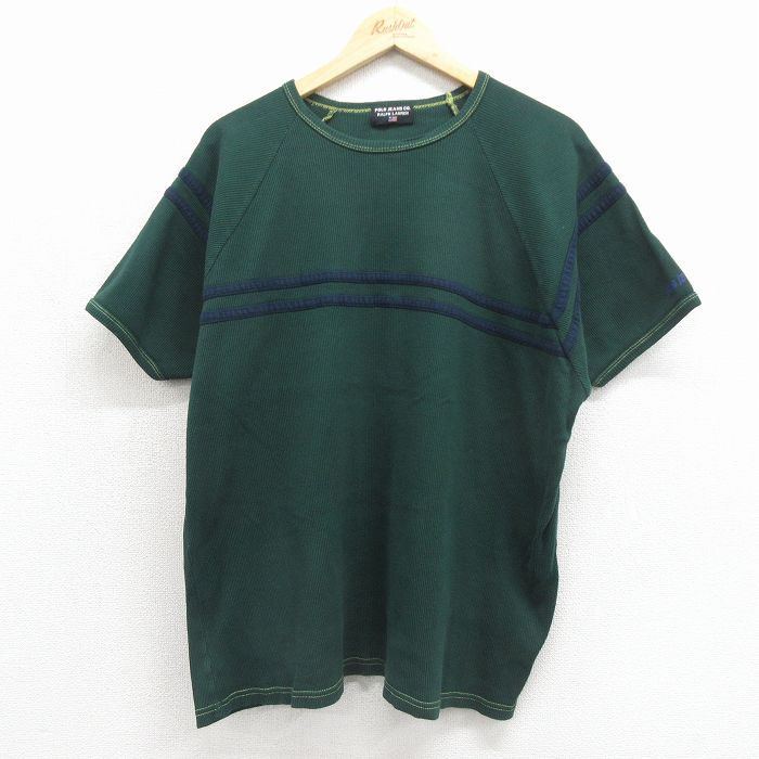 ラルフローレン 半袖Tシャツ リンガー グリーン メンズXL相当 | 古着