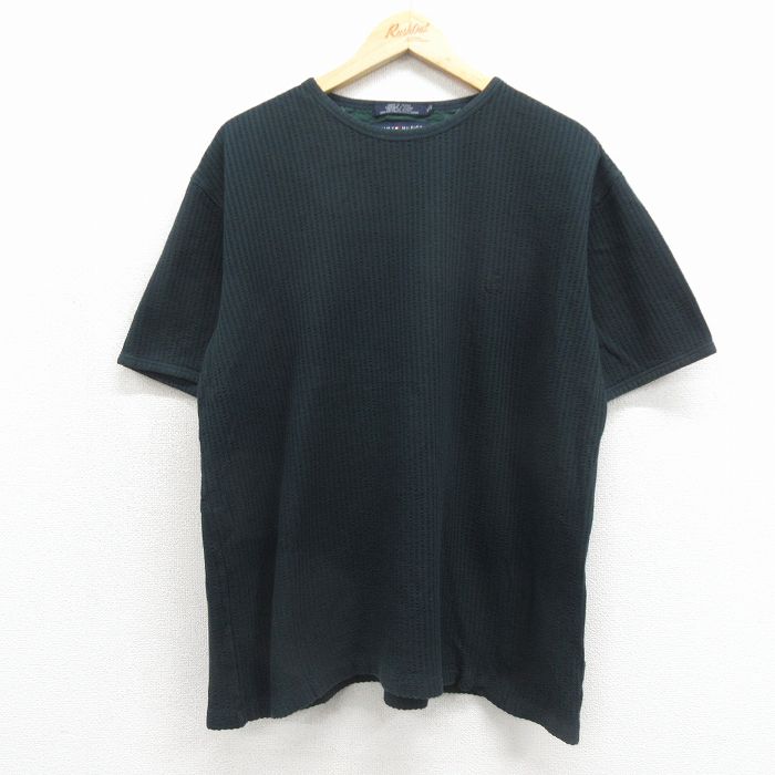 トミーヒルフィガー 半袖Tシャツ ワンポイントロゴ グリーン メンズXL相当 | 古着