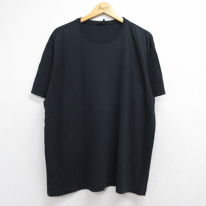 ラルフローレン 90s 半袖Tシャツ ワンポイントロゴ ブラック メンズXL相当 | 古着