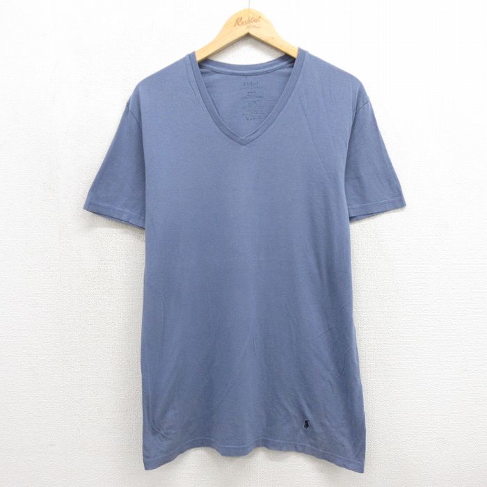 ラルフローレン 半袖Tシャツ ワンポイントロゴ グレー メンズM相当 | 古着