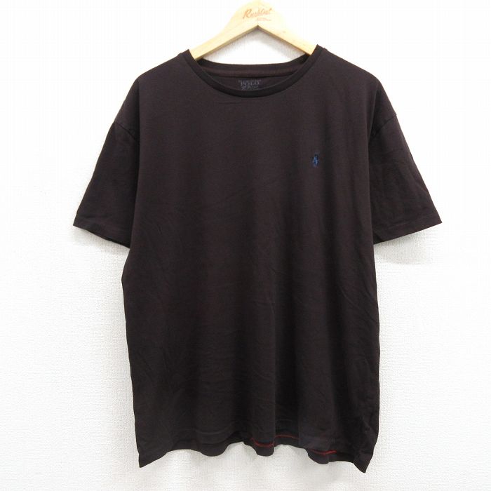 ラルフローレン 半袖Tシャツ ワンポイントロゴ ブラック メンズXL相当 | 古着