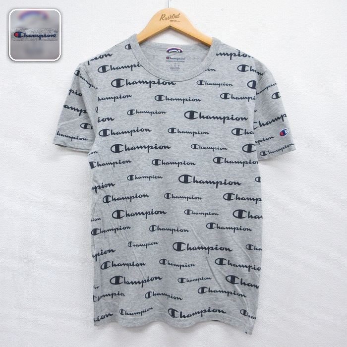 チャンピオン M 半袖Tシャツ 霜降り グレー メンズM相当 | 古着