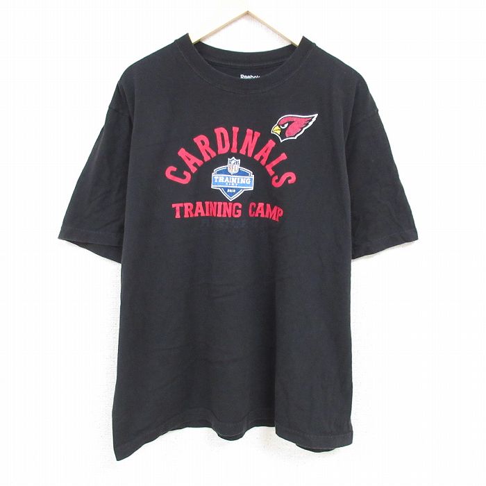 【50%OFF】リーボック 半袖Tシャツ NFL アリゾナカージナルズ ブラック XL | 古着