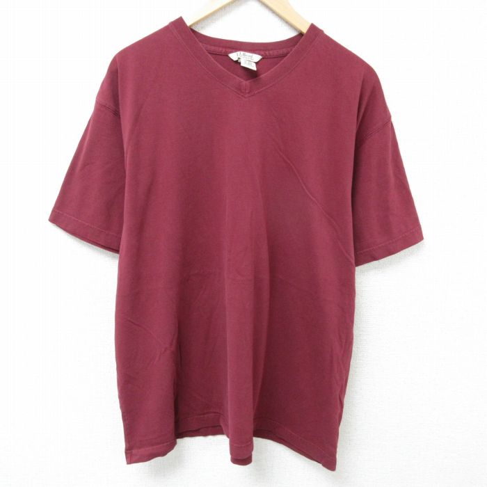 エルエルビーン XL 半袖Tシャツ バーガンディ | 古着