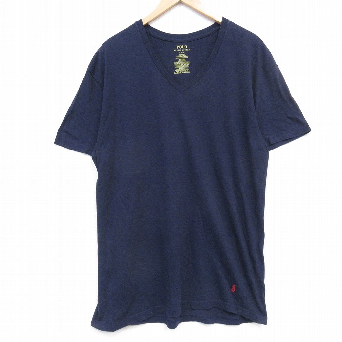 ラルフローレン 半袖Tシャツ ネイビー L | 古着 26aug28