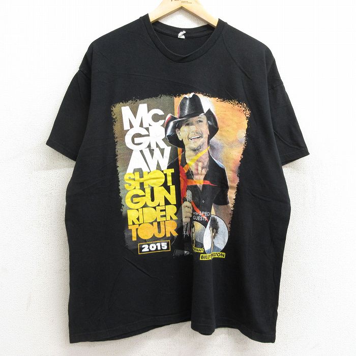 【50%OFF】半袖Tシャツ ティムマグロウ ブラック XL | 古着