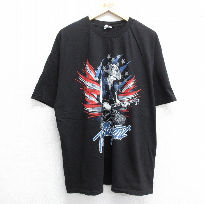 半袖Tシャツ テッドニュージェント ブラック XL | 古着