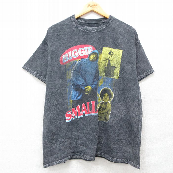 XL★古着 半袖 ヒップホップ ラップ Tシャツ メンズ ノトーリアスBIG コットン クルーネック グレー他 【spe】 25may14 中古