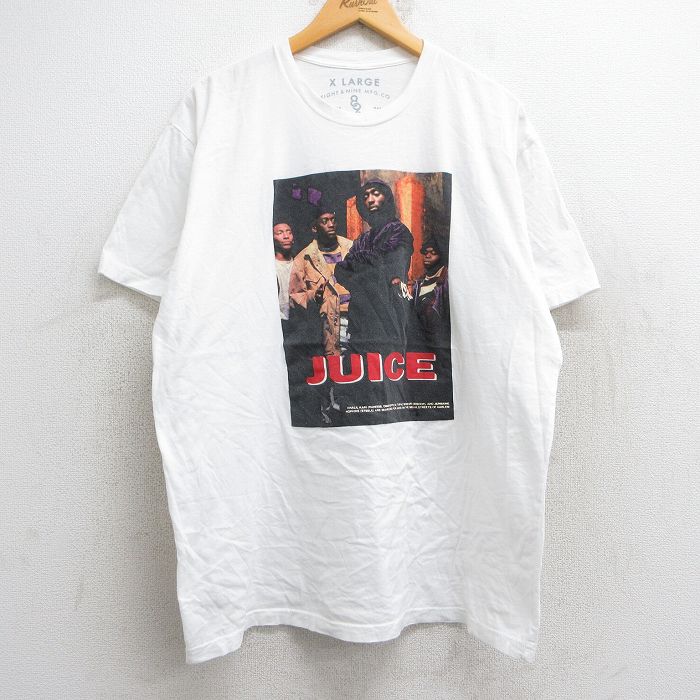 XL★古着 半袖 ヒップホップ ラップ Tシャツ メンズ ジュースワールド クルーネック 白 ホワイト 25may28 中古
