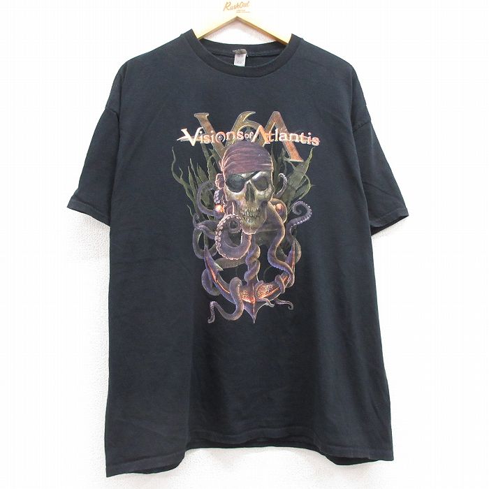 ヴィジョンズオブアトランティス 半袖Tシャツ ブラック XL | 古着