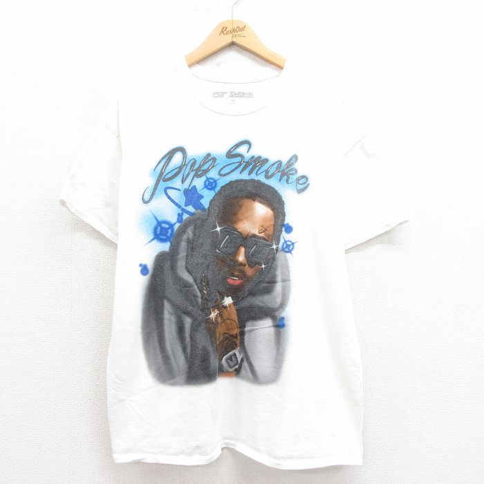 半袖Tシャツ ポップスモーク ホワイト XL | 古着