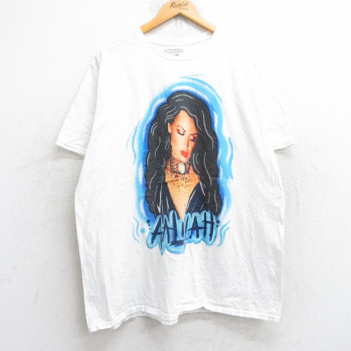 【50%OFF】半袖Tシャツ アリーヤ ホワイト XL | 古着