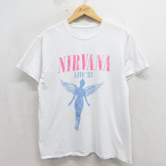半袖Tシャツ ニルヴァーナプリント ホワイト M | 古着