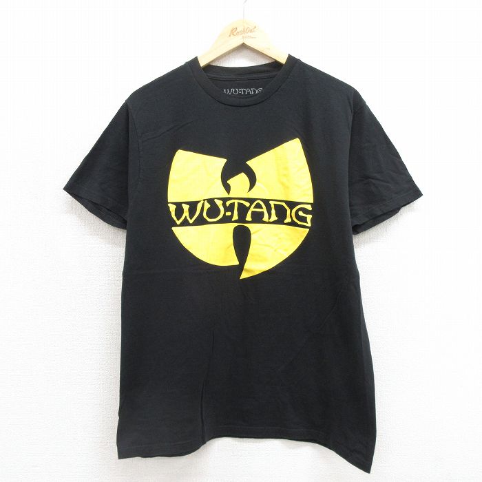 半袖Tシャツ ウータンクランプリント ブラック メンズL相当 | 古着