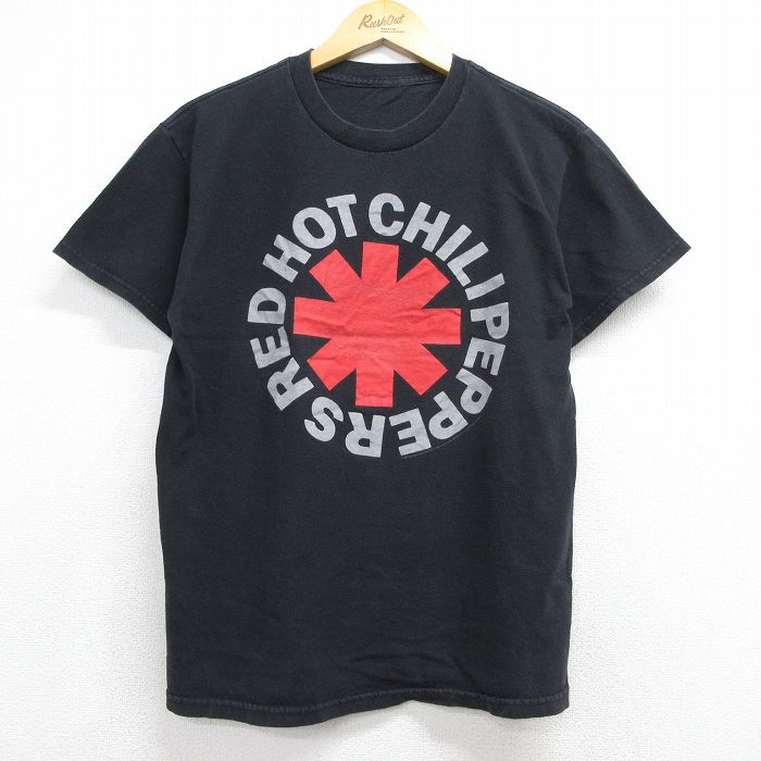 00s 半袖Tシャツ レッドホットチリペッパーズプリント ブラック メンズM相当 | 古着