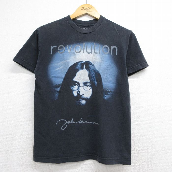 半袖Tシャツ ジョンレノン ブラック メンズS相当 | 古着