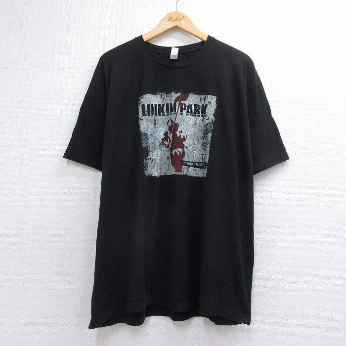 TULTEX 半袖Tシャツ リンキンパーク ブラック メンズXL相当 | 古着