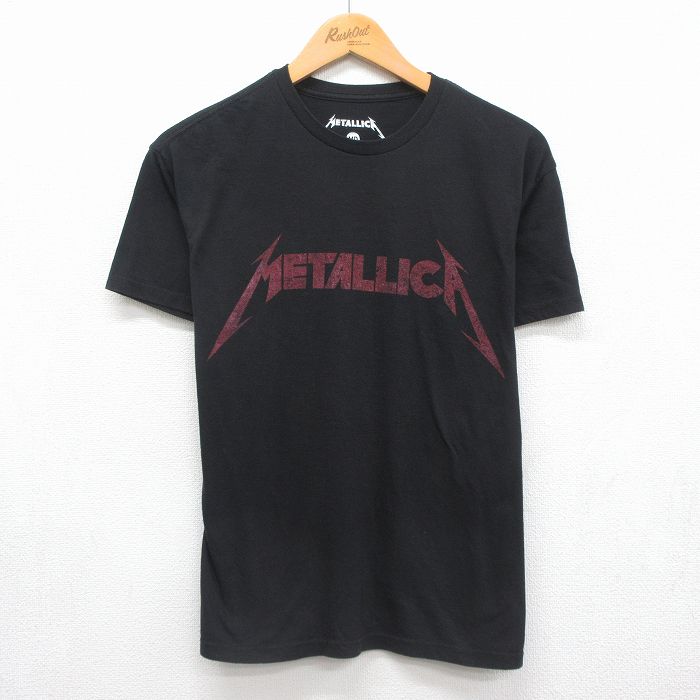 メタリカ 半袖Tシャツ ブラック メンズM相当 | 古着
