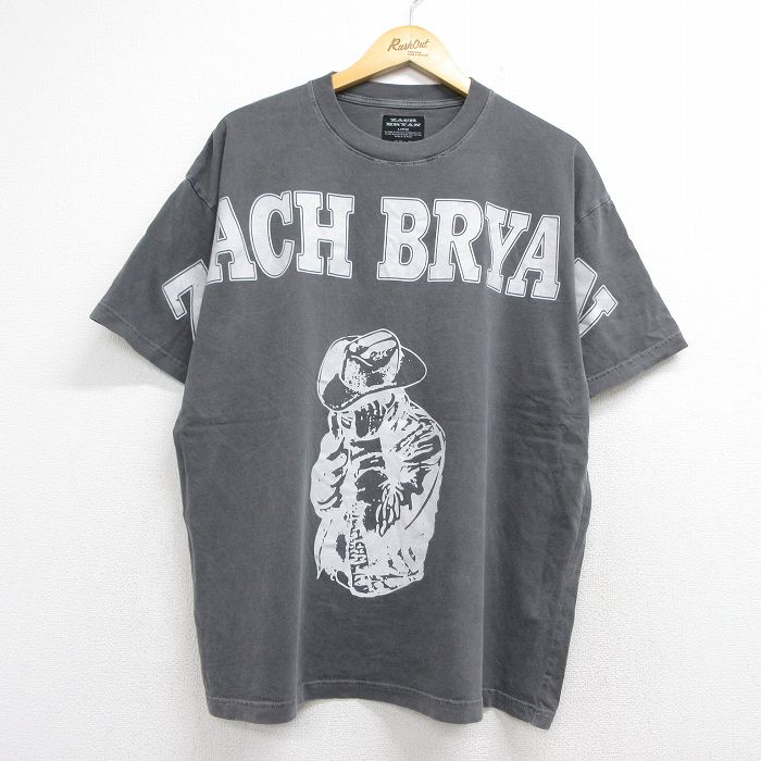 ザックブライアン 半袖Tシャツ グレー メンズXL相当 | 古着