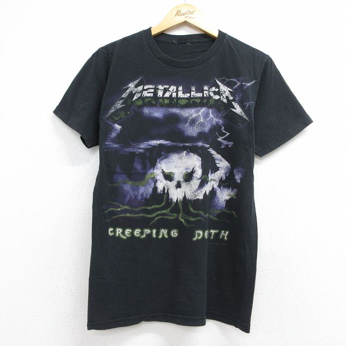 メタリカ 半袖Tシャツ ブラック メンズM相当 | 古着
