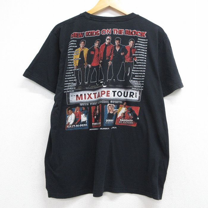 古着通販 L☆古着 半袖 ロック バンド Tシャツ メンズ ニューキズ