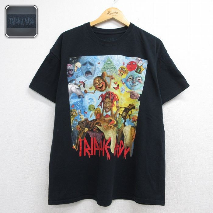 古着通販 XL☆古着 半袖 ヒップホップ ラップ Tシャツ メンズ