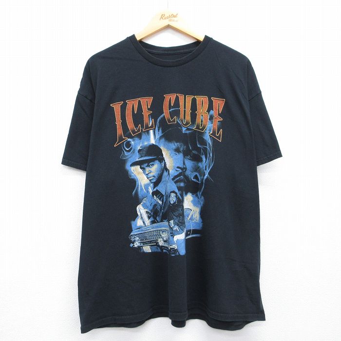 アイスキューブ 半袖Tシャツ ブラック メンズXL相当 | 古着