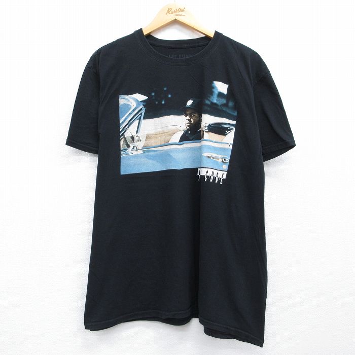古着通販 XL☆古着 半袖 ヒップホップ ラップ Tシャツ メンズ アイス