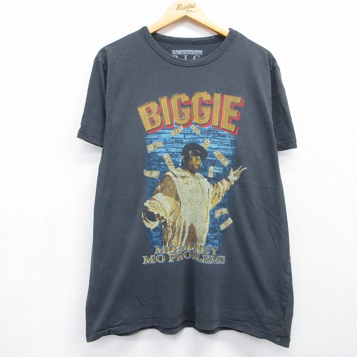 ノトーリアスBIG 半袖Tシャツ グレー メンズXL相当 | 古着