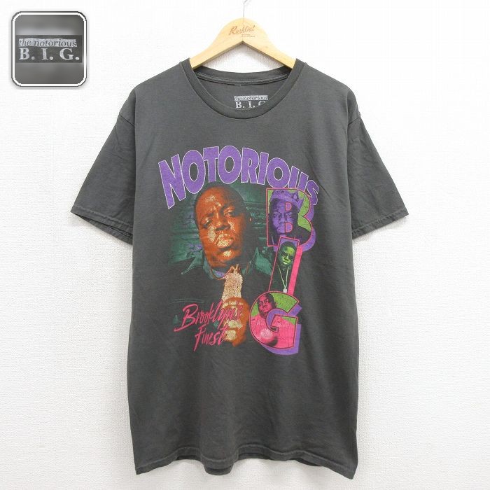 半袖Tシャツ ノトーリアスBIGプリント グレー メンズL相当 | 古着