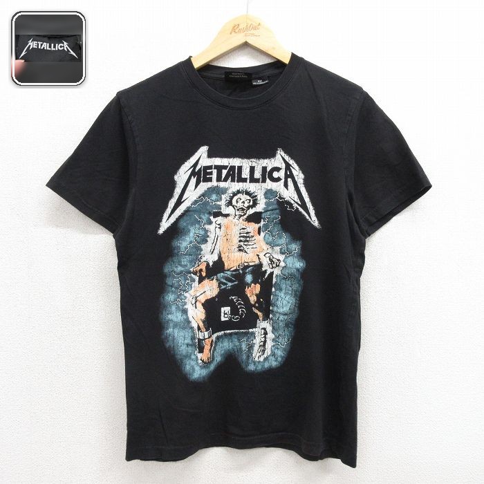 メタリカ 半袖Tシャツ ブラック メンズM相当 | 古着