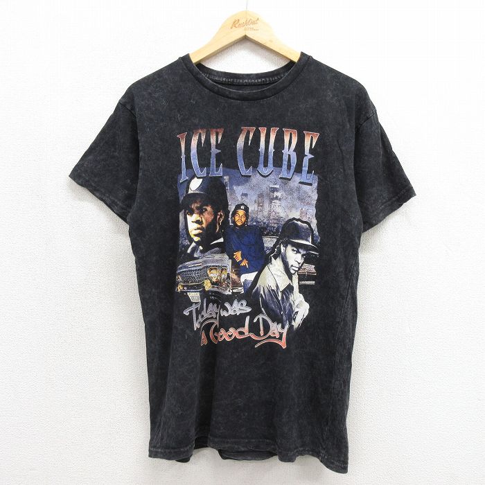 半袖Tシャツ アイスキューブ ブラック メンズL相当 | 古着