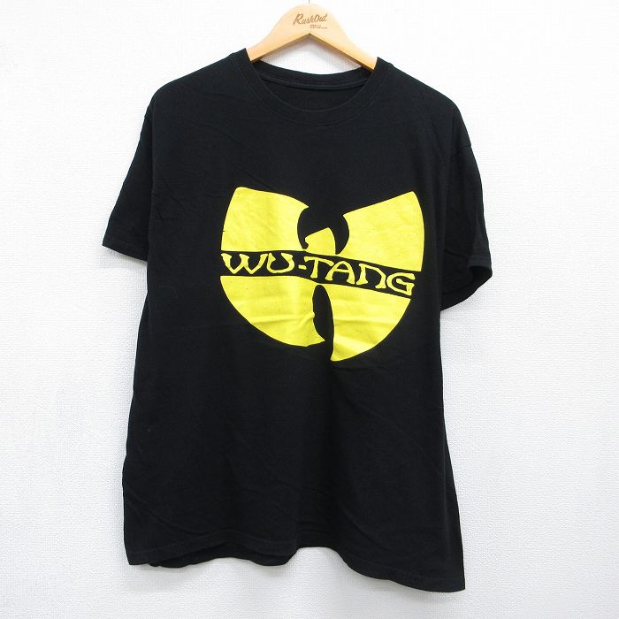 ウータンクラン 半袖Tシャツ ウータンクランプリント ブラック メンズXL相当 | 古着