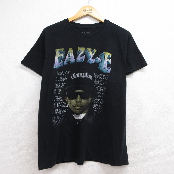 半袖Tシャツ イージーE ブラック メンズL相当 | 古着