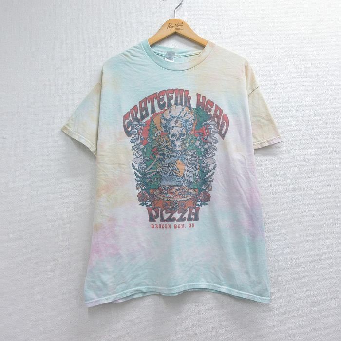 グレイトフルデッド 半袖Tシャツ タイダイ ピンク メンズXL相当 | 古着