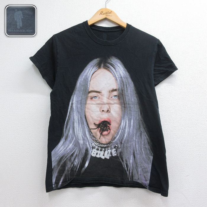 ビリーアイリッシュ 半袖Tシャツ ブラック メンズS相当 | 古着