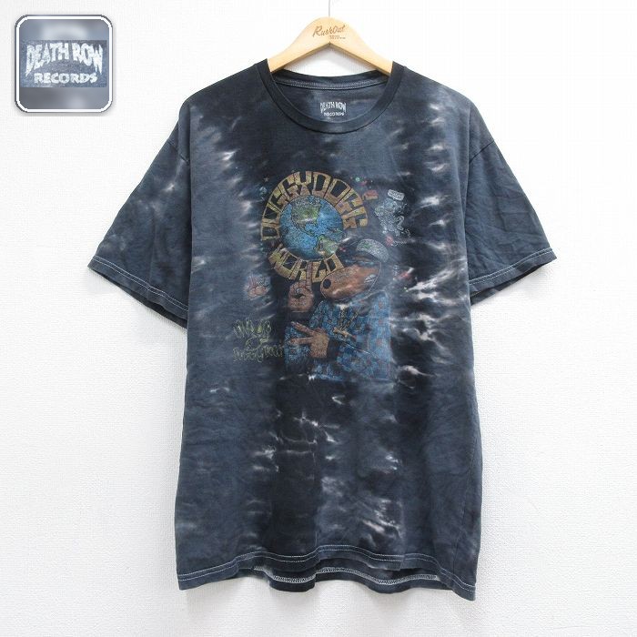 スヌープドッグ 半袖Tシャツ タイダイ グレー メンズXL相当 | 古着