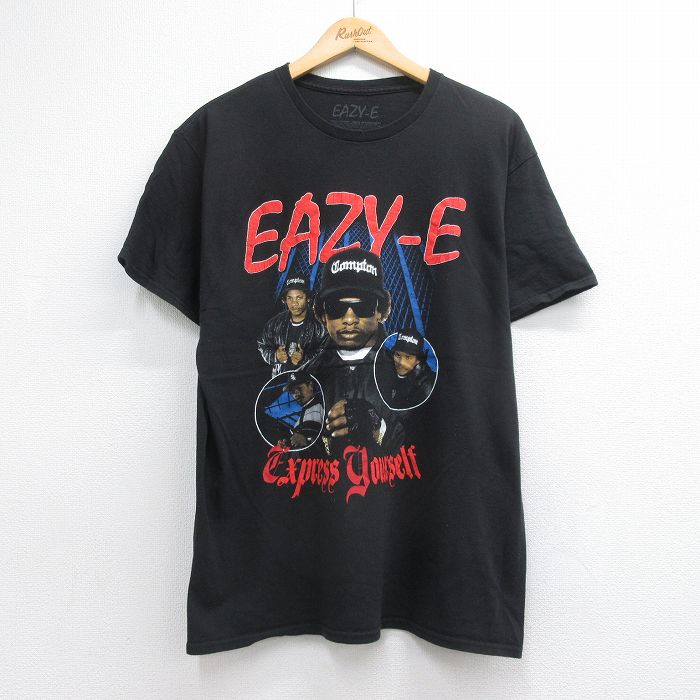 半袖Tシャツ イージーE ブラック メンズL相当 | 古着
