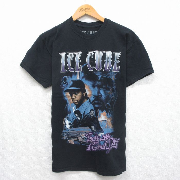 半袖Tシャツ アイスキューブ ブラック メンズM相当 | 古着