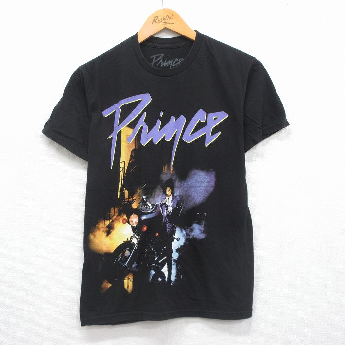 プリンス 半袖ロックバンドTシャツ ブラック メンズS相当 | 古着