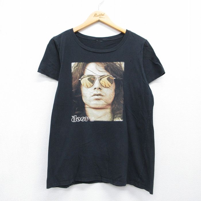 ドアーズ 半袖ロックバンドTシャツ ブラック メンズL相当 | 古着