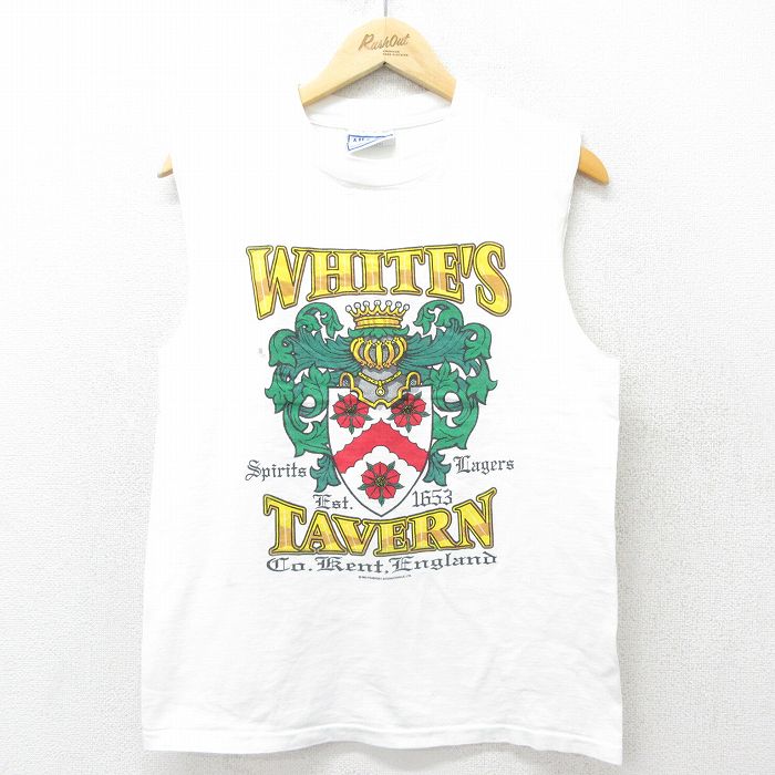 All Sport 90s ノースリーブTシャツ TAVERN ホワイト M | 古着