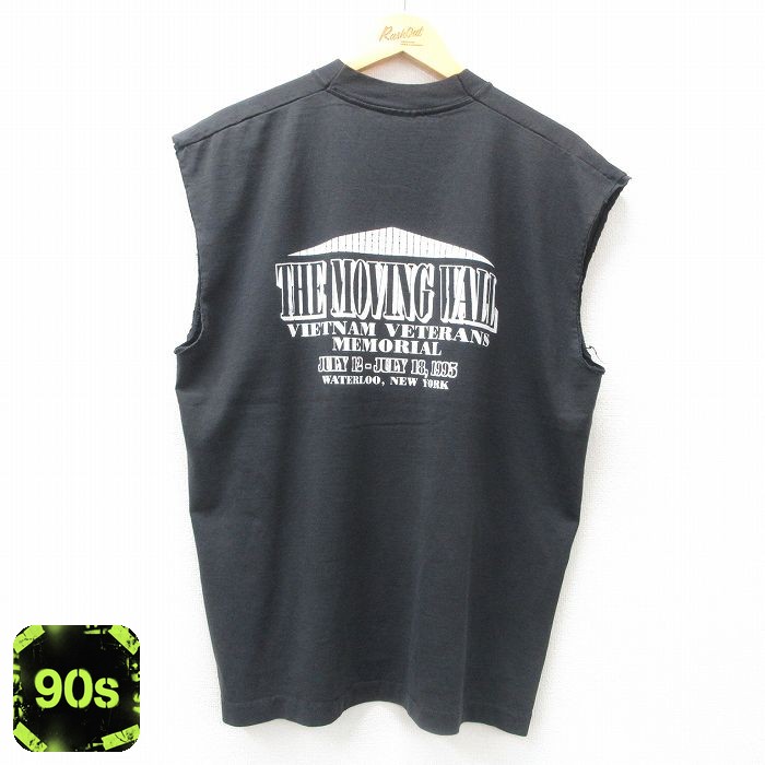 ノースリーブTシャツ POW MIA ブラック XL | 古着