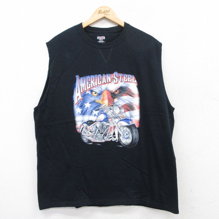 ジャージーズ ノースリーブTシャツ バイク ブラック XL | 古着