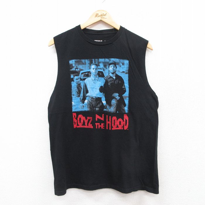 リップルジャンクション ノースリーブTシャツ 映画ボーイズンザフッド ブラック M | 古着