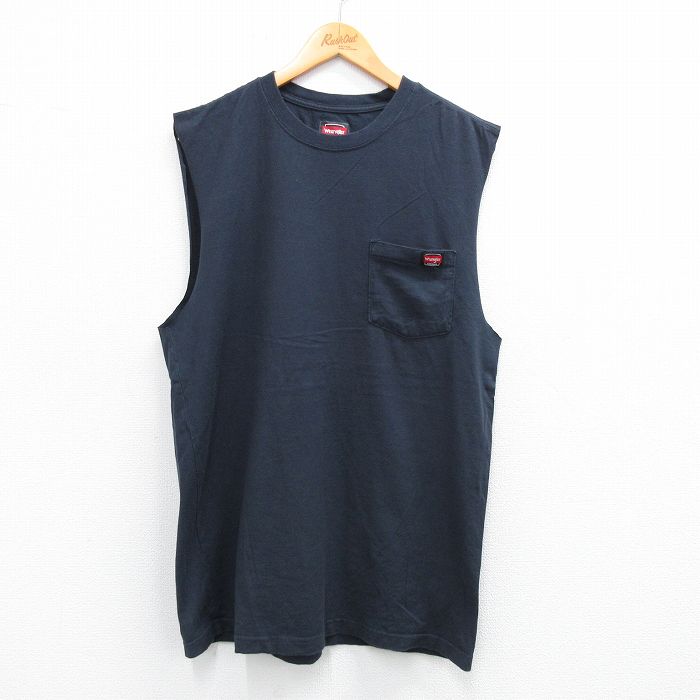 ラングラー ノースリーブTシャツ 胸ポケット ブラック L | 古着