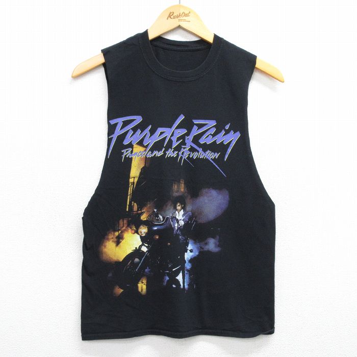 プリンス ノースリーブTシャツ ロックバンド ブラック S | 古着