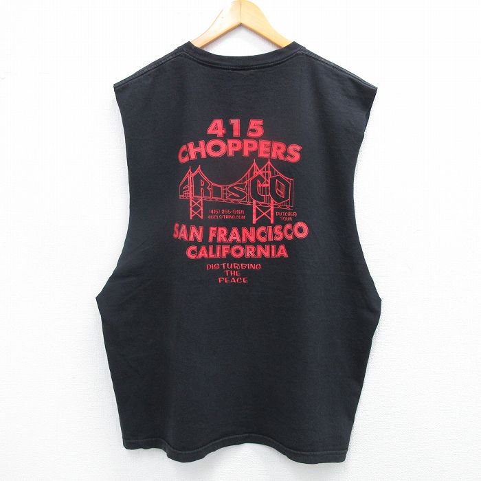 ノースリーブTシャツ サンフランシスコ ブラック XL | 古着